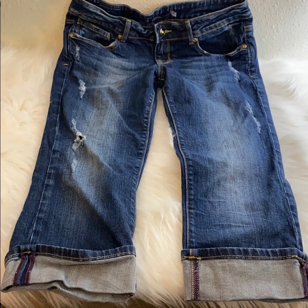 Vigoss capri pants size 7 crop‎ leg rolled